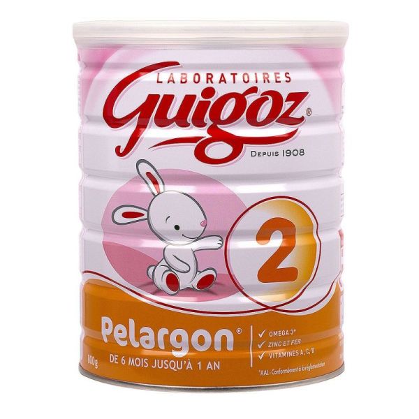 2ème âge Pelargon lait 6 à 12 mois 800g