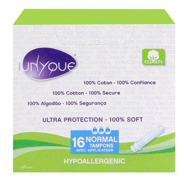 16 Tampons avec applicateur Normal flux modéré