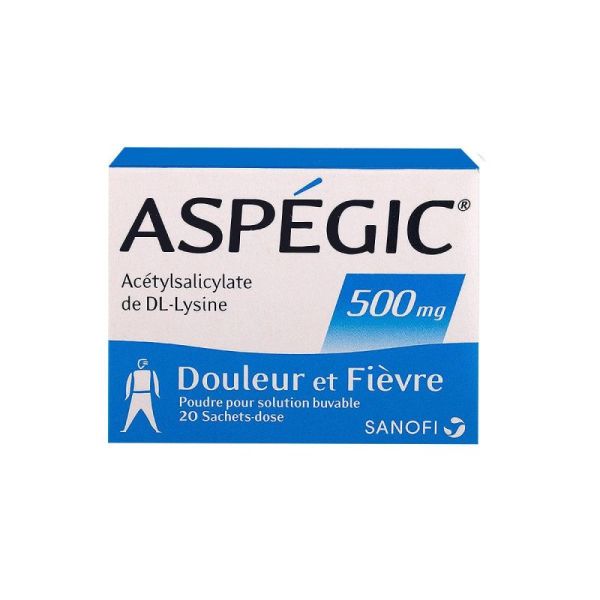Aspégic 500 mg 20 sachets