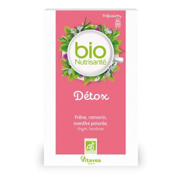 Infusion bio détox 20 sachets