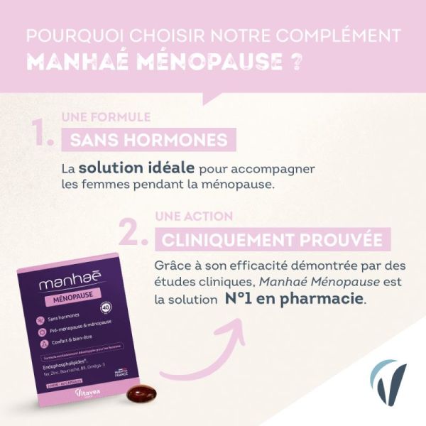 Manhaé Ménopause 60 Capsules