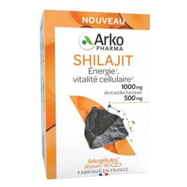 Arkopharma Shilajit 60 gélules végétales Event