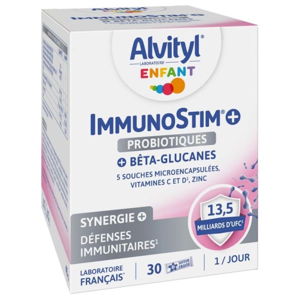 Enfant ImmunoStim+ Probiotiques 30 Sachets