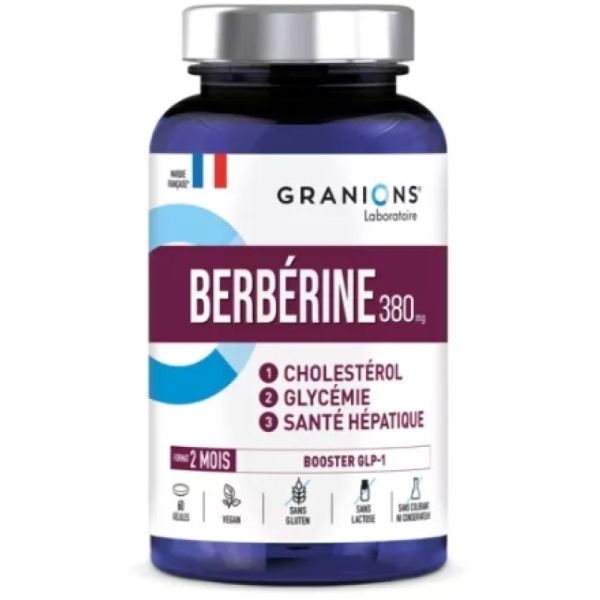 Berbérine 380mg - 60 comprimés