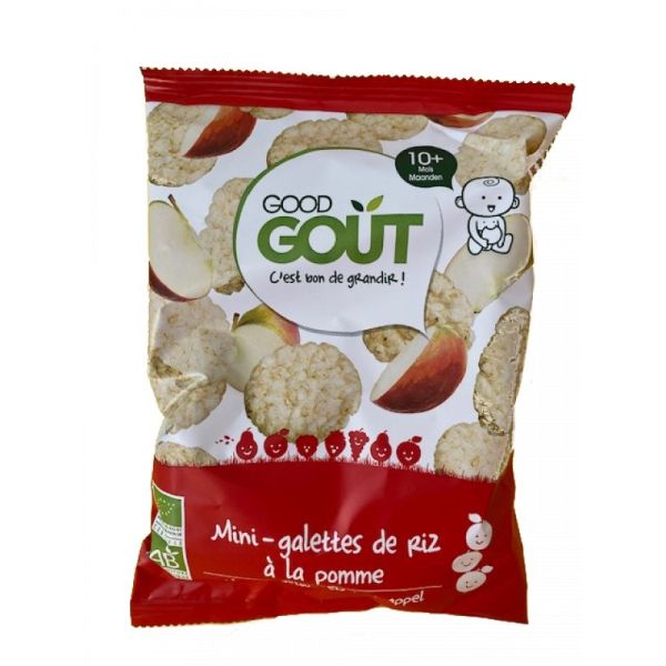 Good Gout Mini-galette Riz A La Pomme 40g