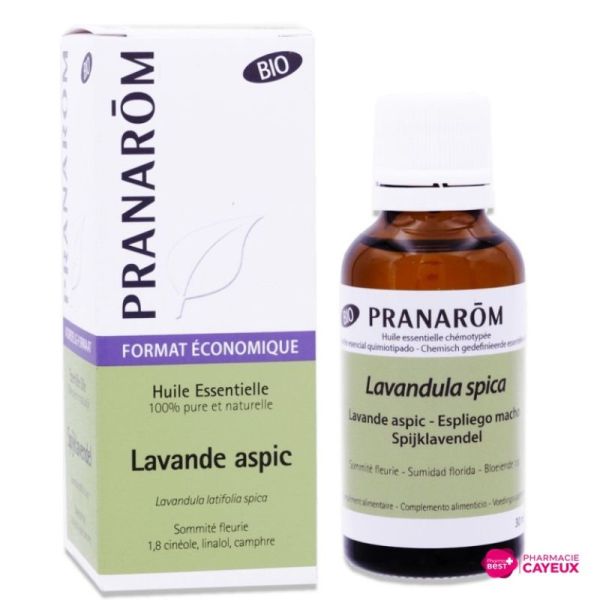Huile essentielle Lavande aspic bio 30 ml