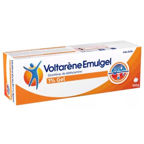 VoltarèneEmulgel 1% Gel Tube de 100 g