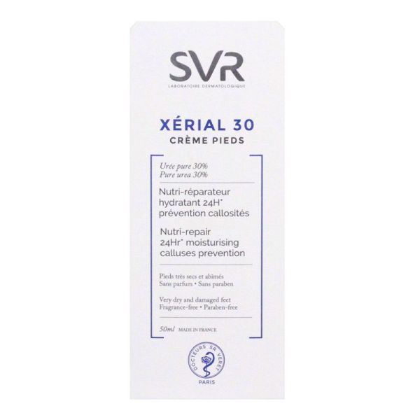 Xérial 30 crème pieds 50ml