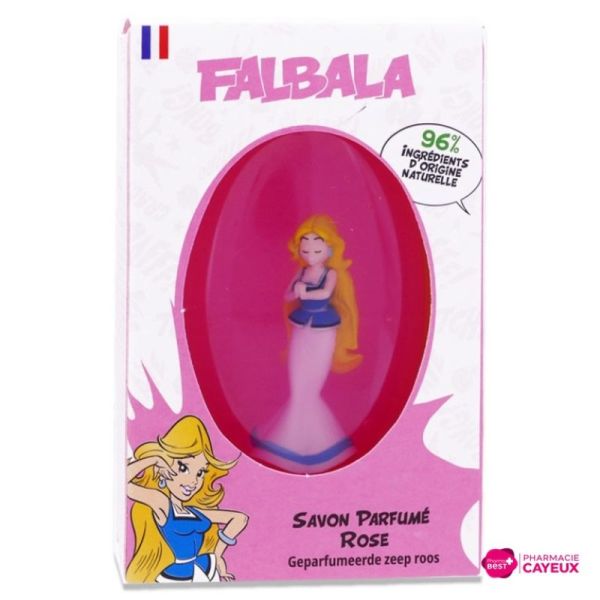 Savon solide Falbala Rose 75 g