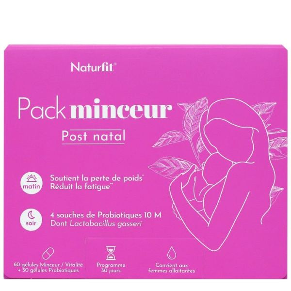 NATURFIT PACK MINCEUR POST NATAL 60 + 30 GÉLULES