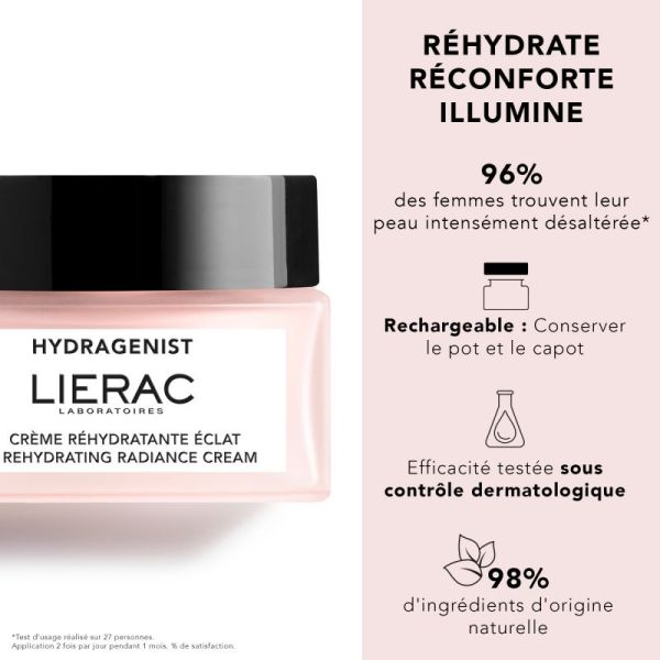 Hydragenist la Crème Réhydratante éclat 50ml