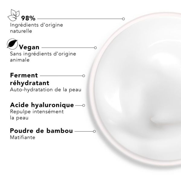 Hydragenist le Gel-crème Réhydratant éclat recharge 50ml