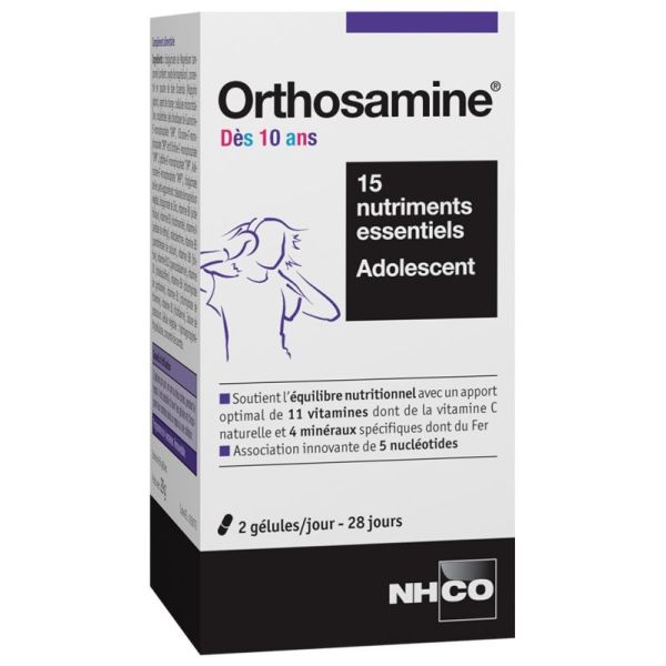 Orthosamine Équilibre Nutritionnel Dès 10 ans 56 Gélules