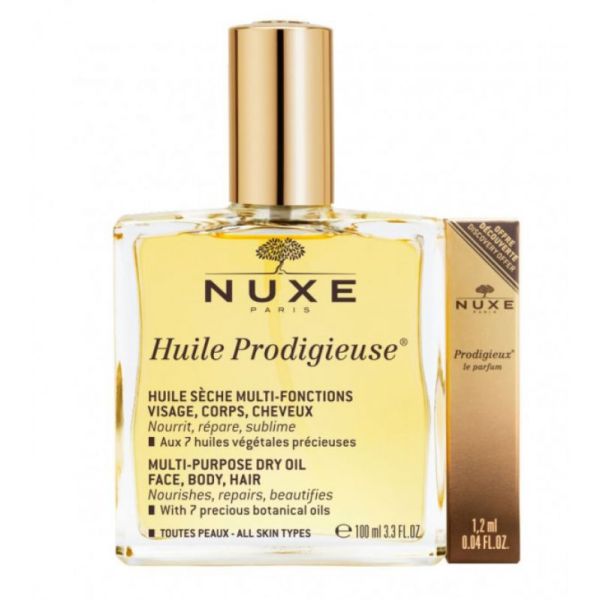 Huile prodigieuse 100 ml + Prodigieux Le Parfum - 1,2 ml OFFERT