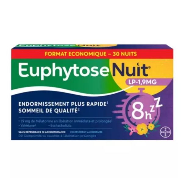 Euphytose Nuit LP 1,9 mg 30Cp