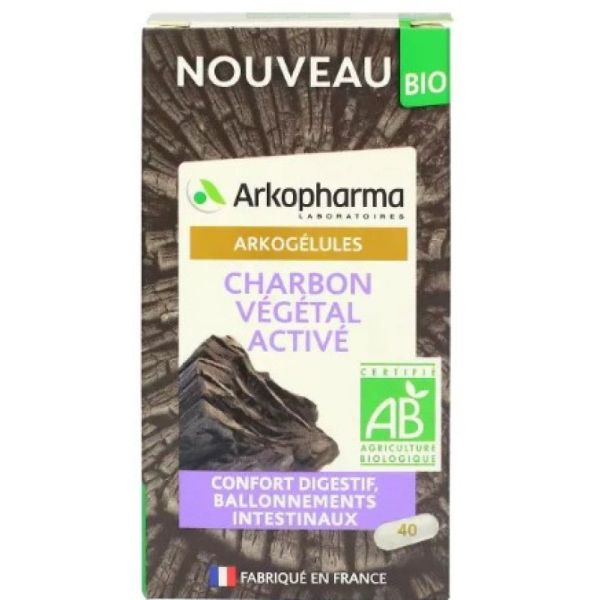 Arkogélules - Charbon végétal activé - 40 gélules