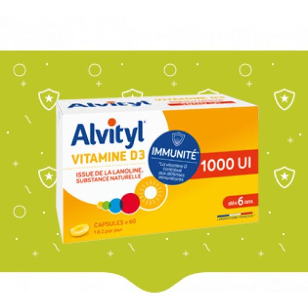 ALVITYL - Vitamine D3 1000 UI