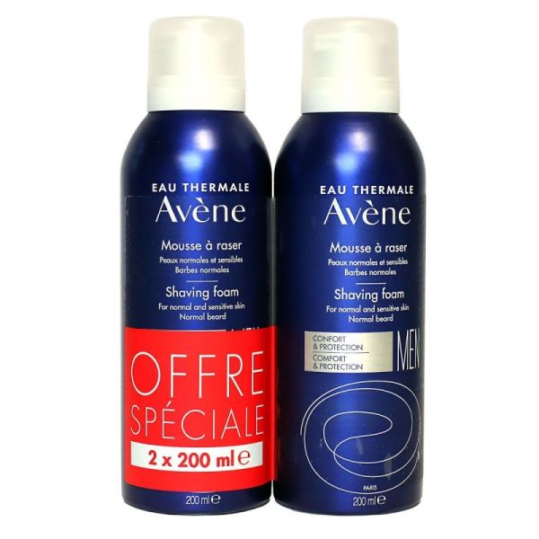Men Mousse Mousse à Raser 2 x 200ml