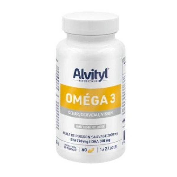 Oméga 3 Cœur Cerveau Vision 60 capsules