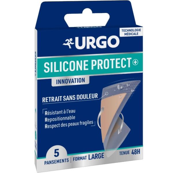 Silicone Protect Innovation Pansements Format Large x5