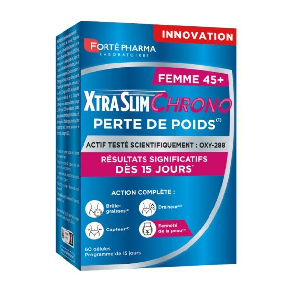 XtraSlim Chrono Perte de Poids Femme 45+ 60 Gélules