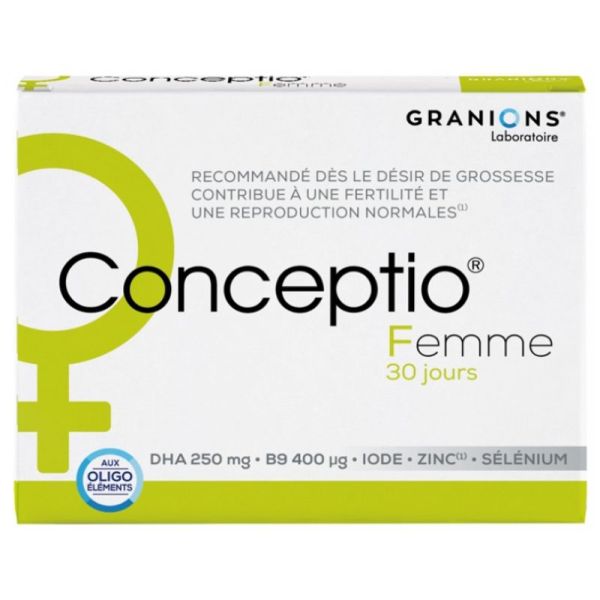 Conceptio Femme 30 Capsules et 30 Gélules