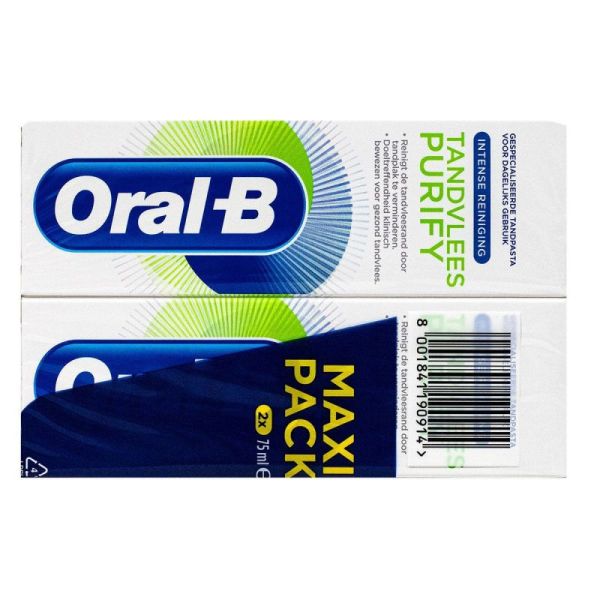 2 gencives Purify dentifrice 75ml