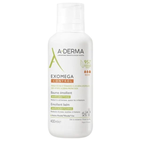 Exomega Control Baume Émollient Anti-Grattage 400 ml