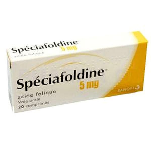 Speciafoldine 5mg  20 Cp