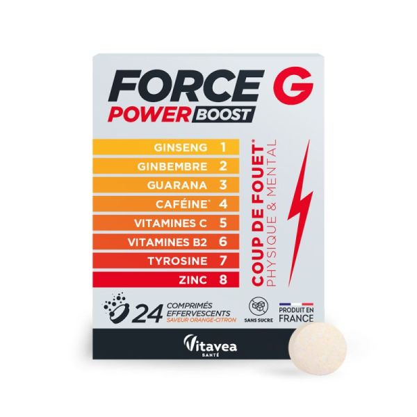Force G Power Boost 24 comprimés Effervescents