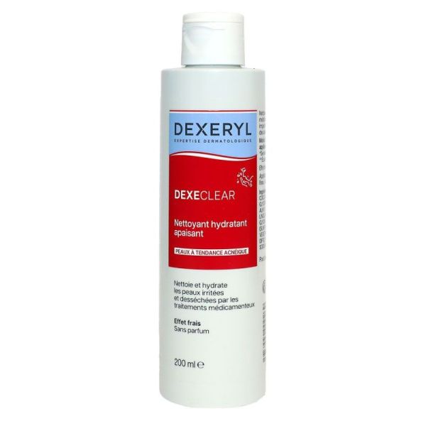 Dexeclear Nettoyant hydratant apaisant 200ml