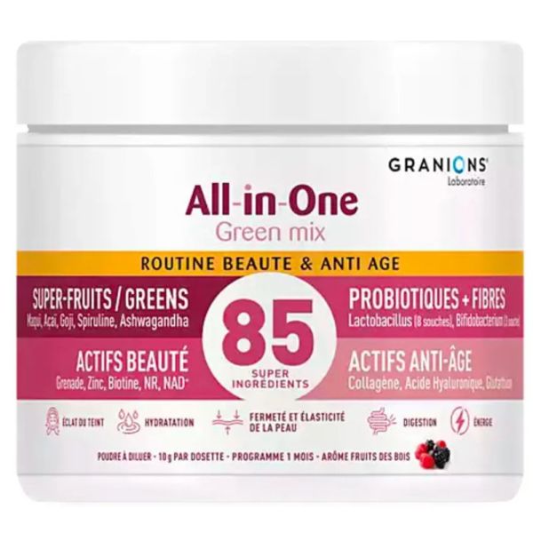 All In One Beauté Routine Beauté & Anti-Age 166g Goût Pomme verte