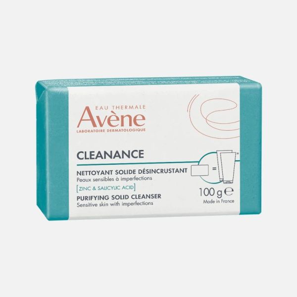 Avène Cleanance Nettoyant Solide Désincrustant 100 g