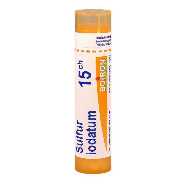 SULFUR IODATUM 15CH TUBE BOIRON