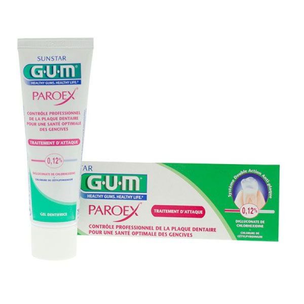 Gel dentifrice GUM Paroex 75ml