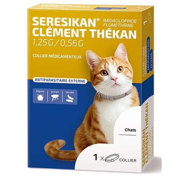 Seresikan collier antiparasitaire chat 38 cm