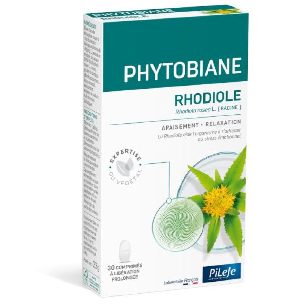 Phytobiane Rhodiole apaisement et relaxation 30 comprimés