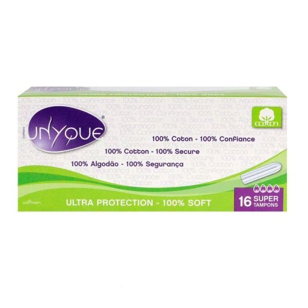 16 Tampons sans applicateur Super flux abondant