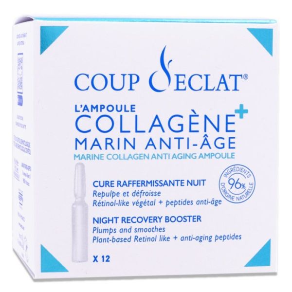 Collagène+ Marin Anti-Âge - 12 ampoules de 1 ml