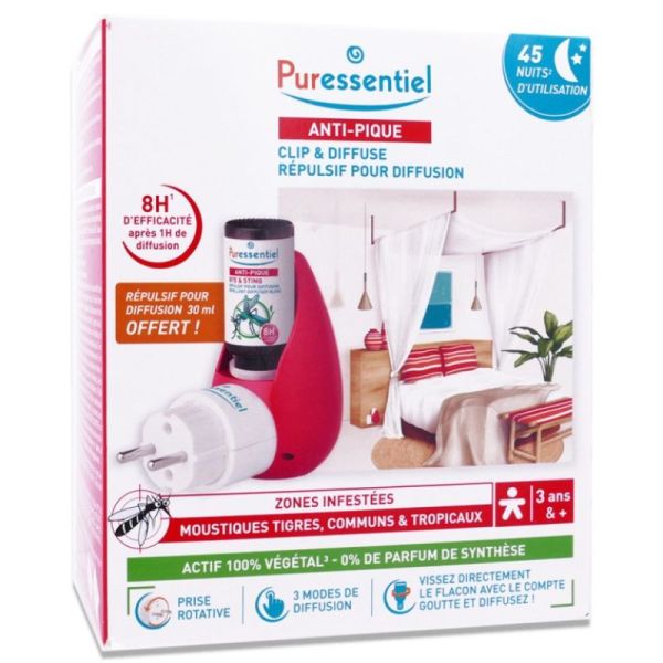 Anti-Pique Diffuseur Clip & Diffuse + répulsif offert
