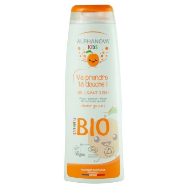 Gel Lavant 3en1 Abricot Bio - 250ml