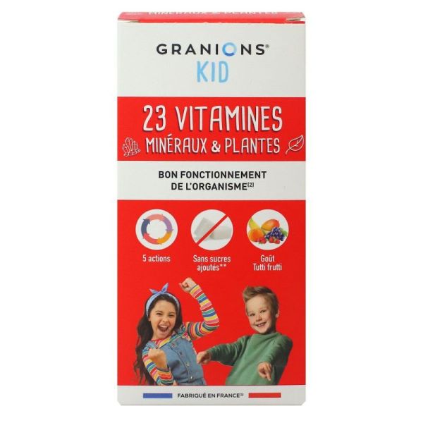 23 Vitamines Minéraux et Plantes Kid - 200 ml