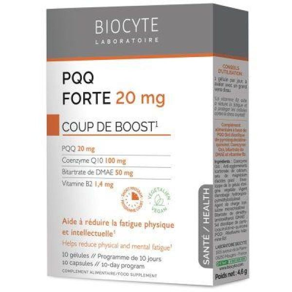 Biocyte PQQ Forte 20Mg gélules10