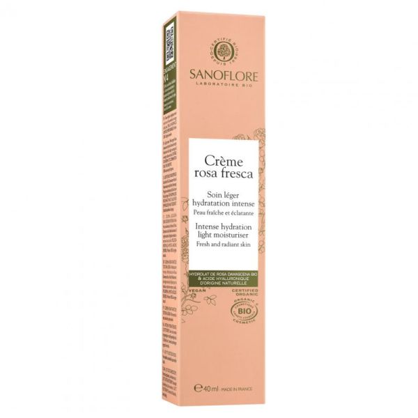 Rosa fresca Crème hydratante légère - 40 ml