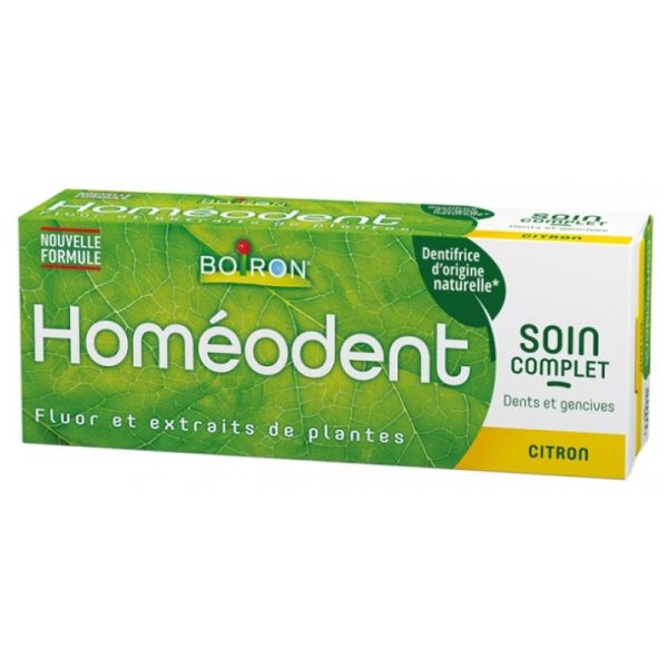 Homéodent Soin Complet Dents et Gencives 75 ml - Arôme : Citron