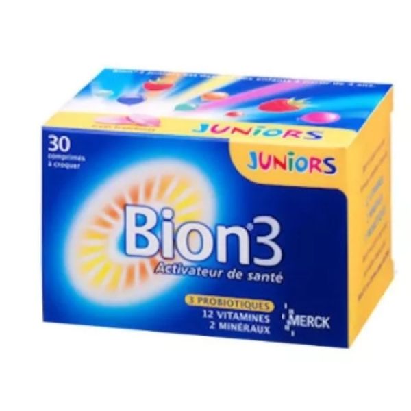 Bion 3 juniors activateur de santé 30 comprimés
