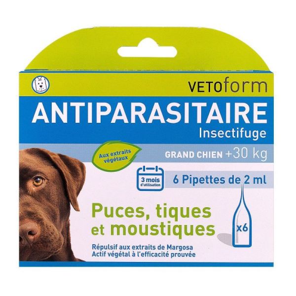 Antiparasitaire insectifuge 6x2ml