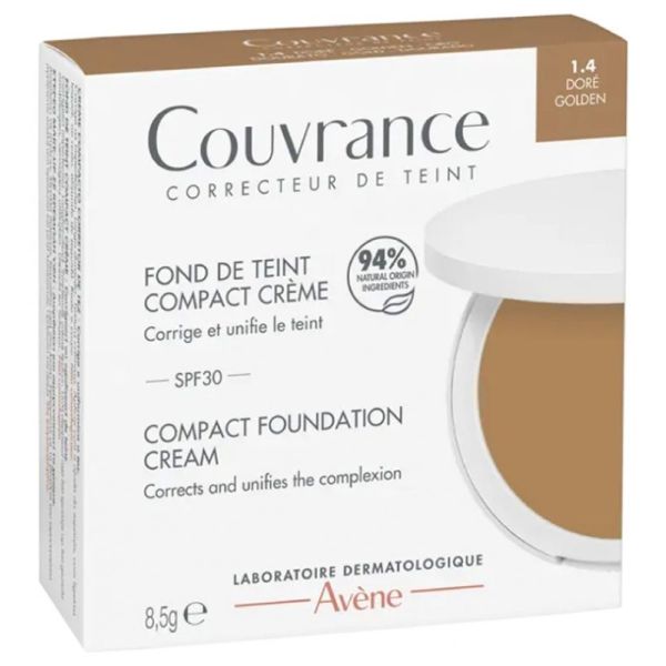 Couvrance Fond de Teint Compact Crème 1.4 Doré