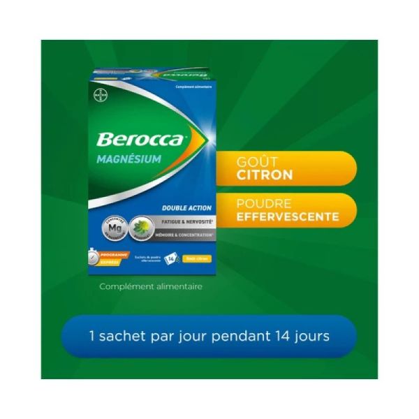 Berocca Magnesium Pdre Eff Sach14