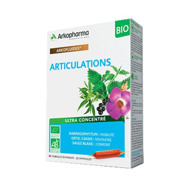 Arkofluides - Articulations BIO - 20 ampoules
